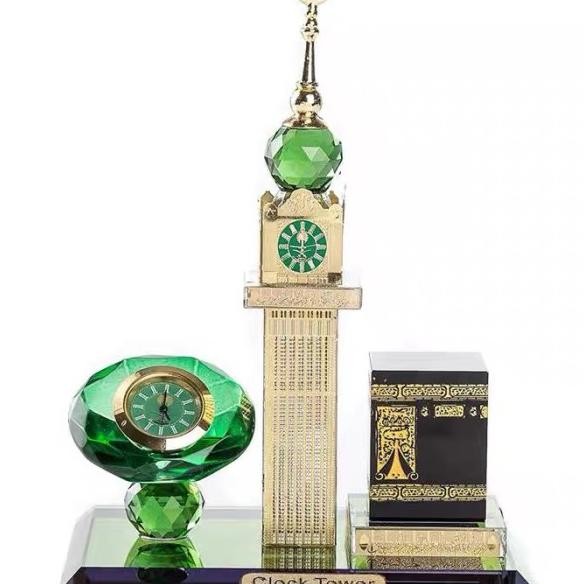 Pajangan Meja Dashboard Mobil Kabah Mekah Masjid