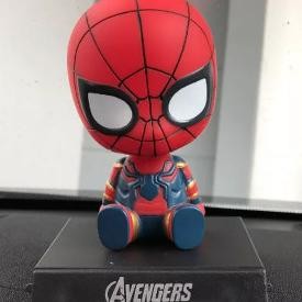 Pajangan Mobil Dashboard Spiderman / Marvel Spiderman Kepala Goyang