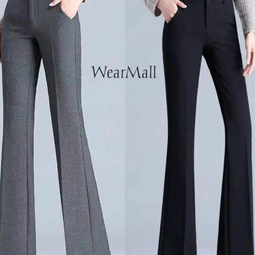 New Celana Wanita Celana Kerja Cutbray / Celana Bahan Cutbray /