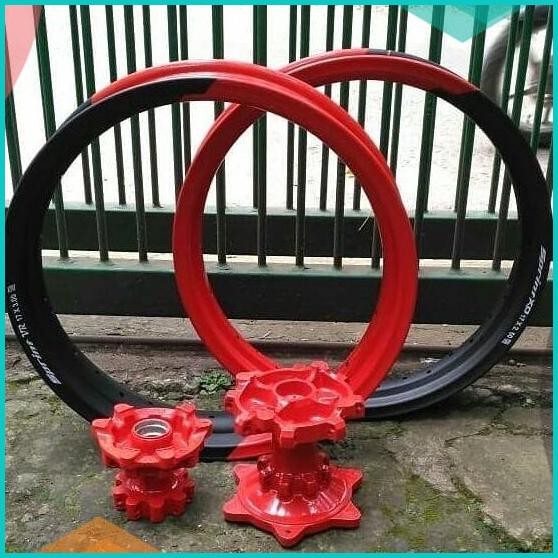 Velg Tromol Ori CRF 150 L Powdercoating - Velk Supermoto 17 300 & 350