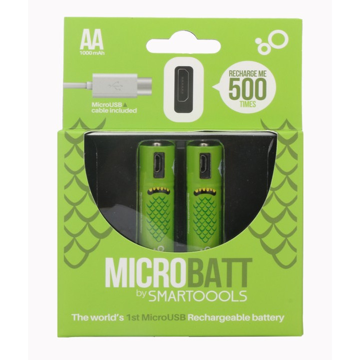 Baterai AA Rechargeable Micro Battery Smartoools 1000mAh