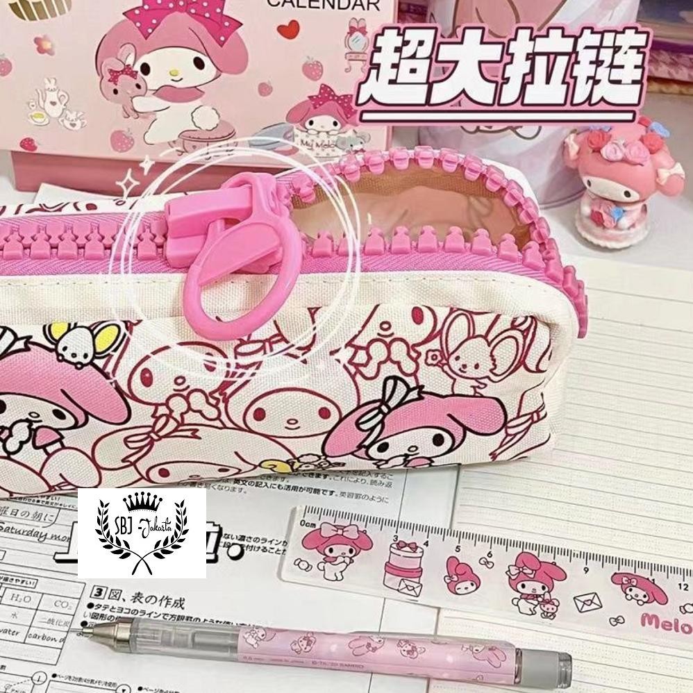 

SALE Tempat Pensil Kotak pensil Softcase kanvas Toy Story Sanrio My melody Pochacco resleting besar fx-23