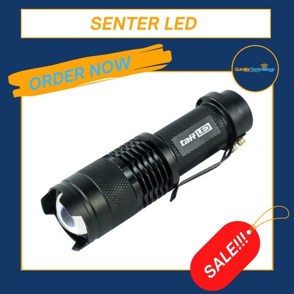 Pocketman Senter LED 2000 Lumens