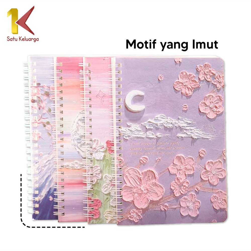 

Satu Keluarga Buku Tulis Catatan Notebook Ring A5 A32 Spiral Buku Agenda Notebook Journal / Buku