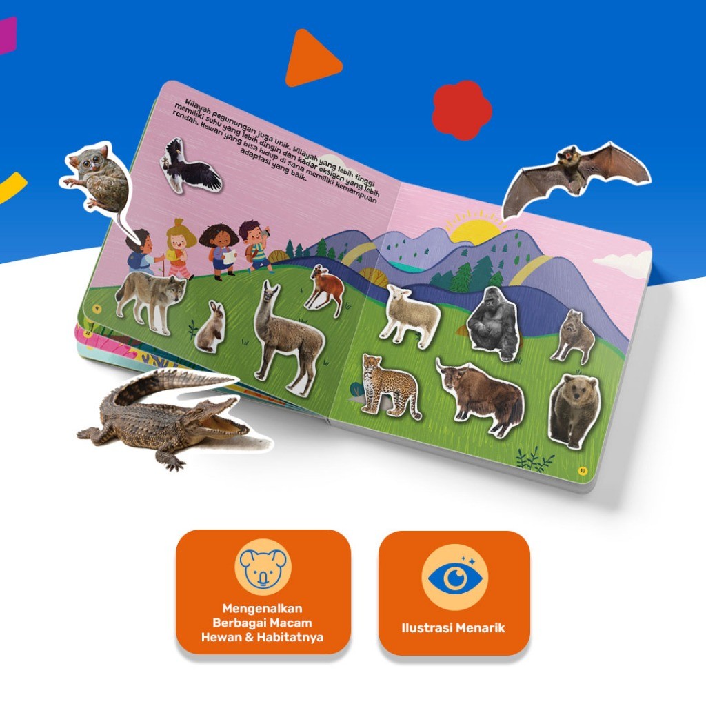 

Tentang Anak - Activity Busy Book Hewan & Transportasi Quiet Book Velcro Busy Book Buku Anak