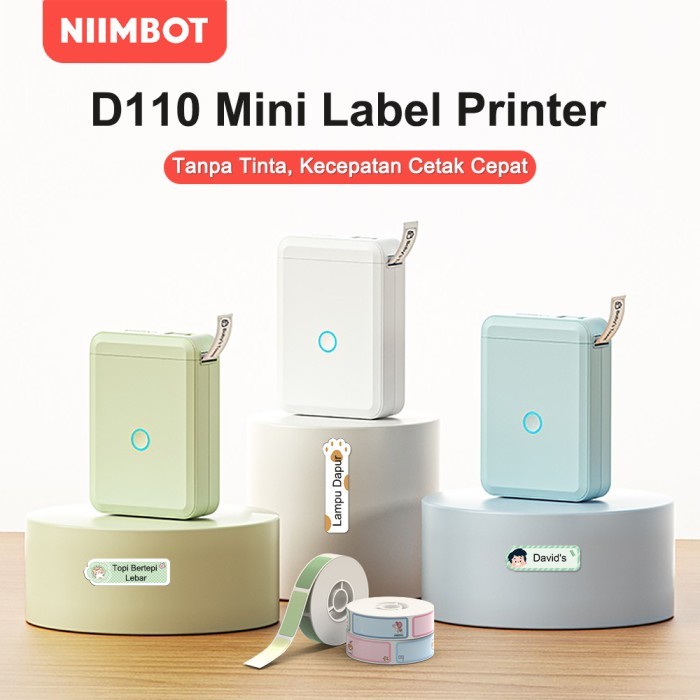 

Vee Niimbot D110 Smart Thermal Label Printer Perlengkapan Kantor Perlengkapan Sekolah Tanpa Tinta