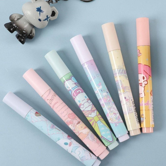 

Vee Trasto Kartun 6 Buah/Set Elastis My Melody Perlengkapan Sekolah Kantor