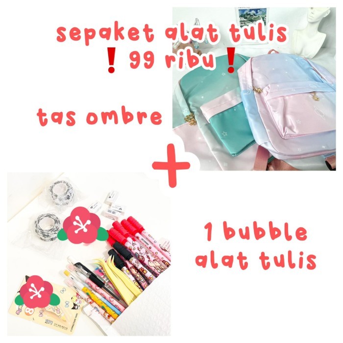 

Vee Sepaket Alat Tulis Dan 1 Bubble Termurah Perlengkapan Sekolah