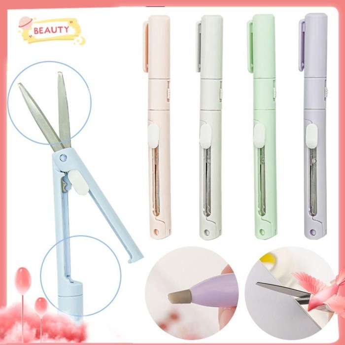 

Vee Beauty Pen Bentuk Gunting Kreatif Perlengkapan Kantor Sekolah Alat