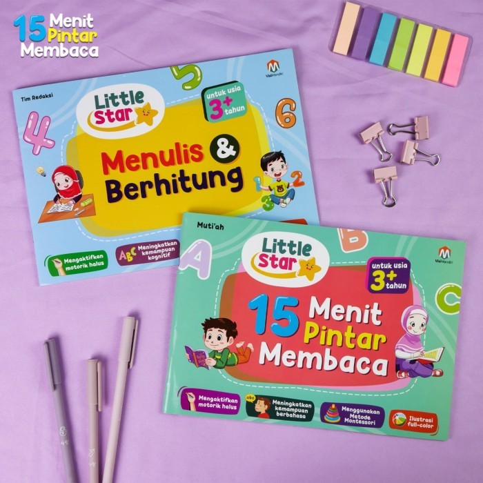 

Bana Isi 2 Buku - Buku Anak Membaca Little Star 15 Menit Pintar Membaca
