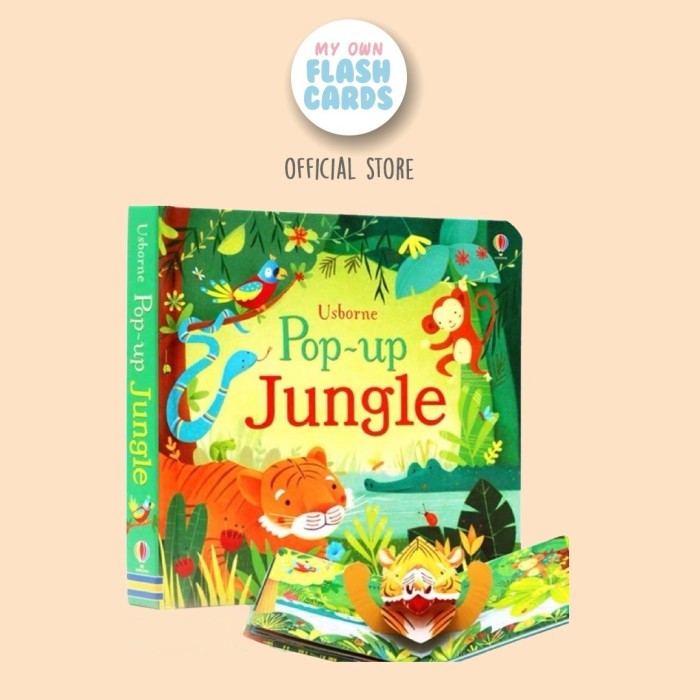 

Bana Usborne Pop Up Book Jungle - Buku Edukasi Impor Anak Children Animal