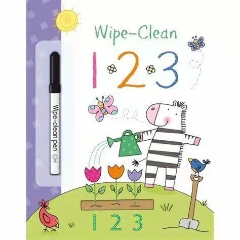 

Bana Usborne Wipe-Clean Book/ Buku Edukasi Aktivitas Anak/ Reusable Book