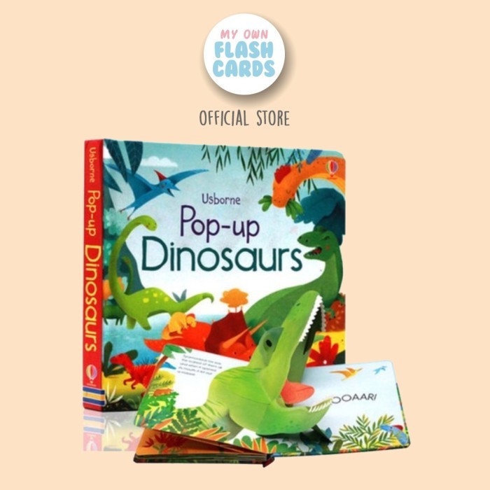 

Bana Usborne Pop Up Dinosaurs Book - Buku Import Edukasi Anak Dinosaurus