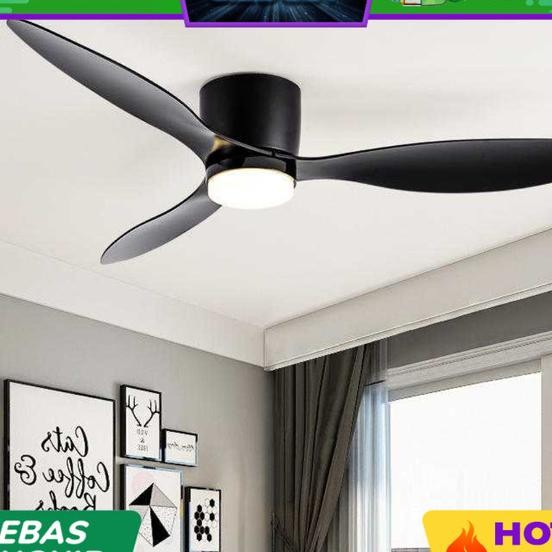 Sove Kipas Angin Gantung Lampu Tri Color Ceiling Fan - Yn-45