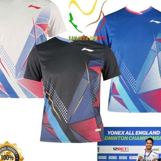 Baju Lining Badnton Jersey Lining All England Atsu805 Atsu 805 Gi
