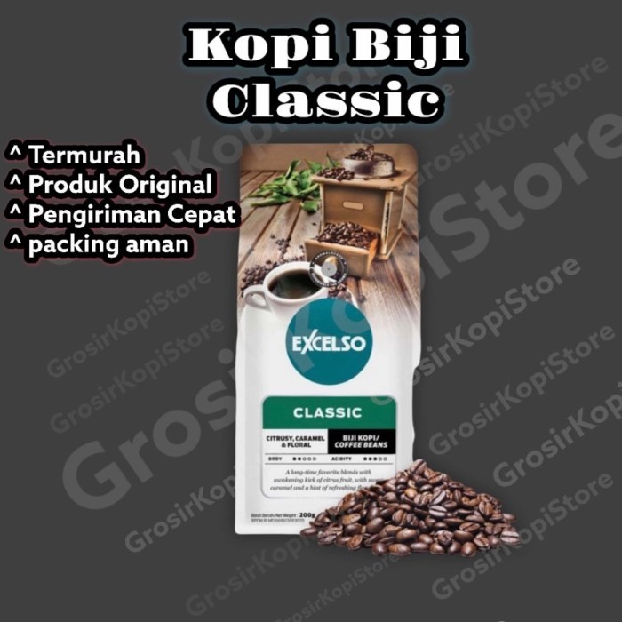 

Kopi Biji Classic Excelso 200 Gram