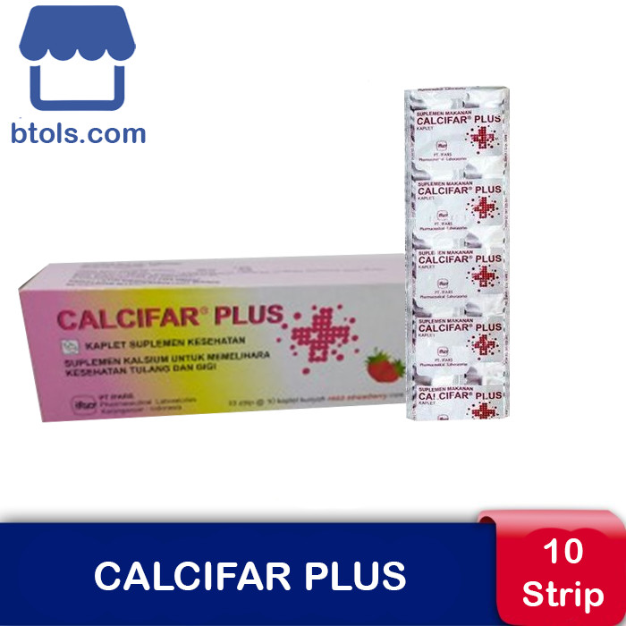 CALCIFAR PLUS (SUPLEMN KALSIUM DAN VITAMIN D3)