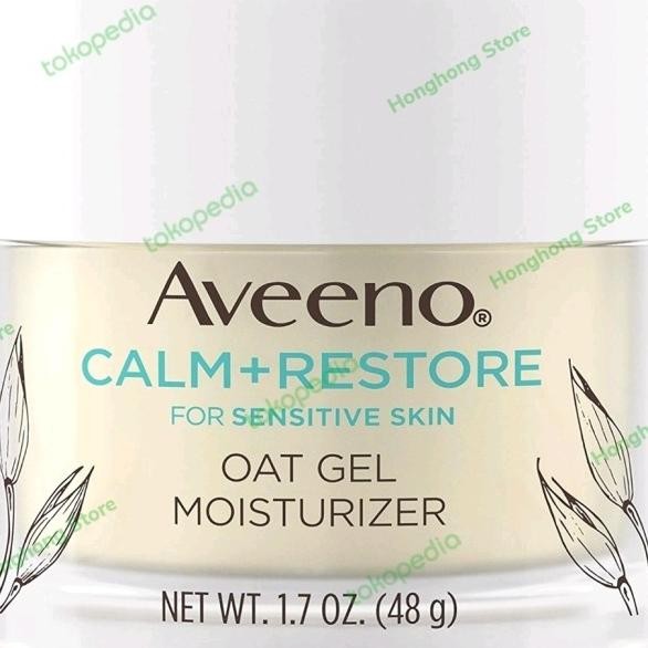 Aveeno Calm Restore Oat Gel Facial Moisturizer 48 Gr
