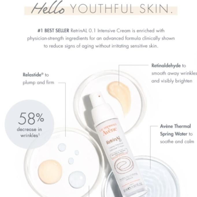 RetrinAL 0.1 Intensive Cream Retinaldehyde Retinol Anti Aging sample _ Original