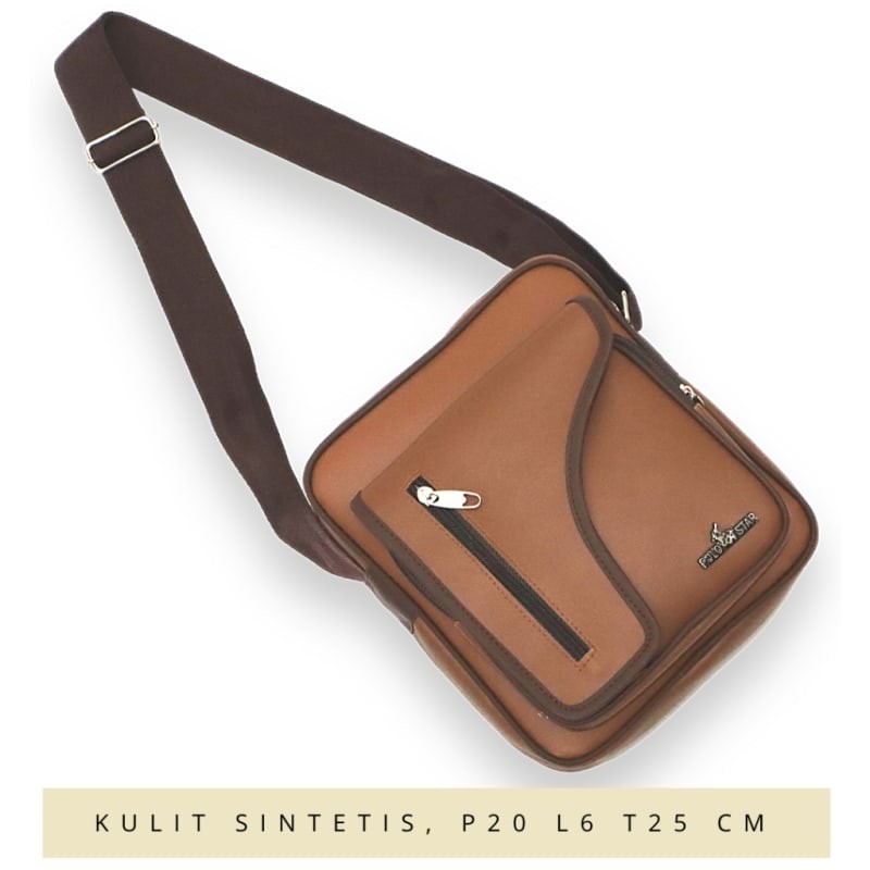 COD BOSKU Tas selempang slingbag kecil pria cowok simple tapi keren kulit sintetis semarang grosir T
