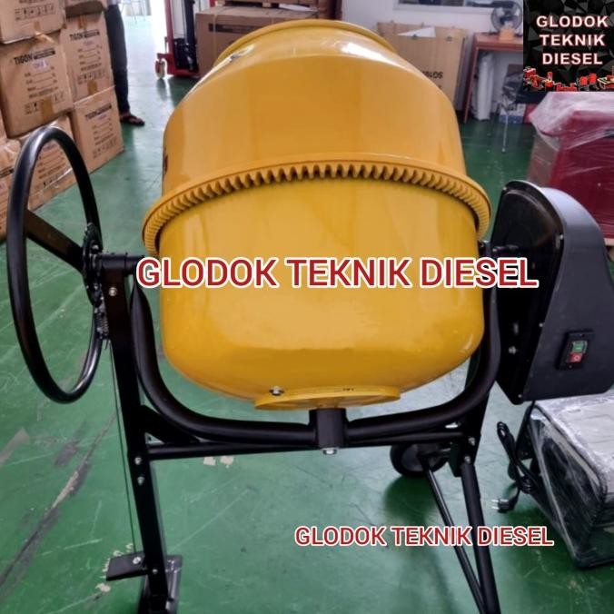 Molen Elektrik 200 Liter Tigon Molen Mini Listrik Mesin Pengaduk Semen