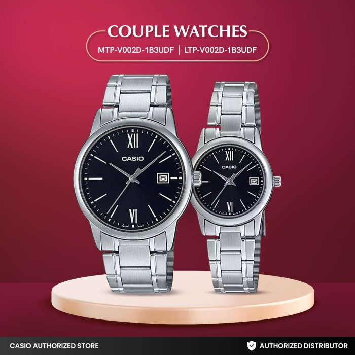 Casio Jam Tangan Couple Analog V002D-1B3UDF