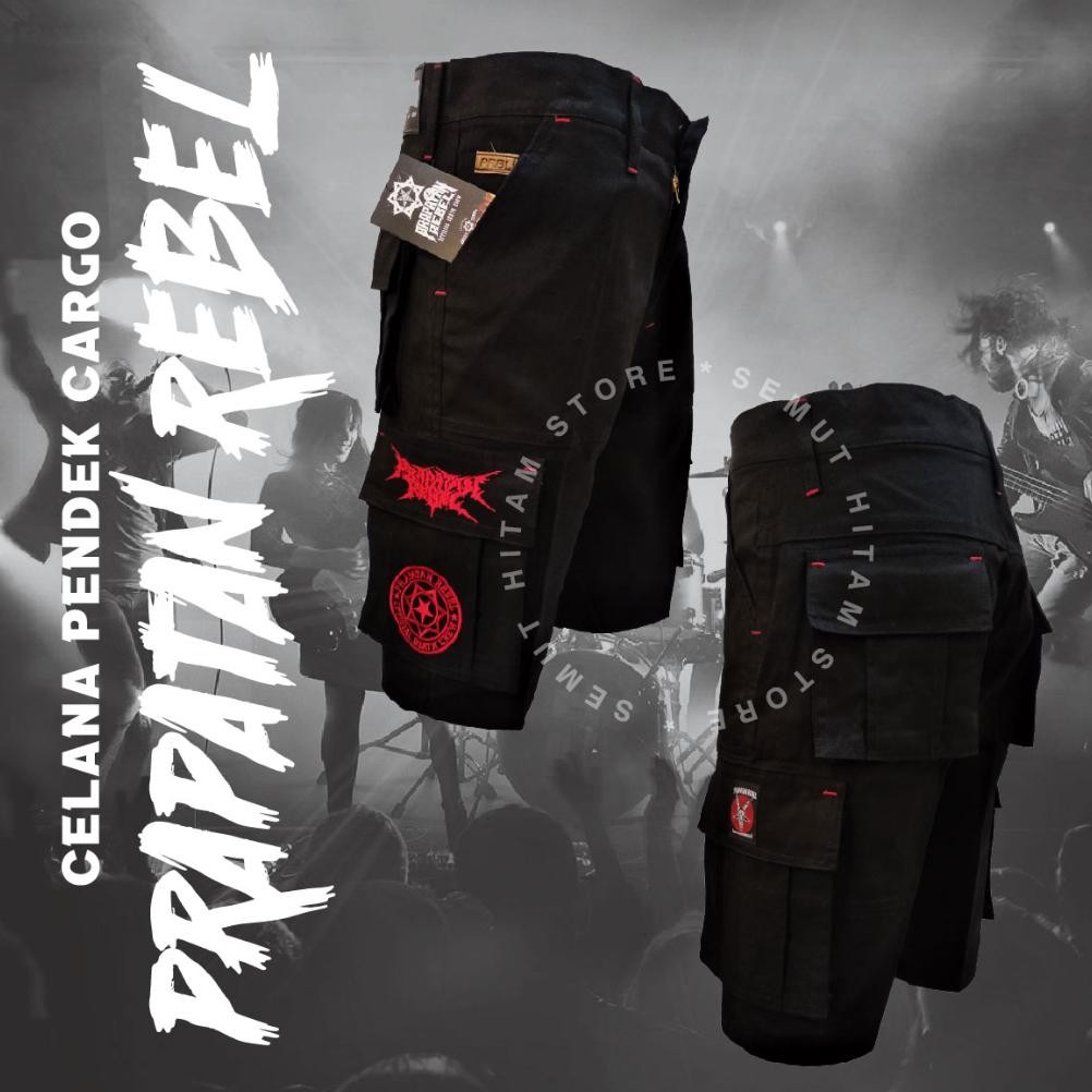 Murah Meriah Prapatan Rebel Celana Pendek Cargo Kempol Pendek Alpin Pdl Punk Metal Prapatan Rebel Pr