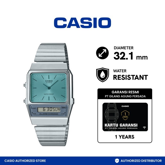 Jam Tangan Unisex Casio analog AQ-800EC-2ADF