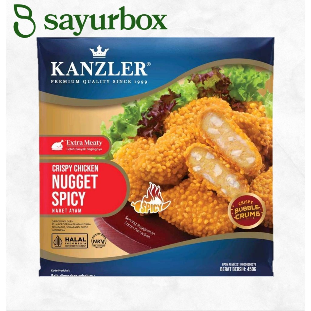 

Kanzler Crispy Spicy Chicken Nugget 450 gram
