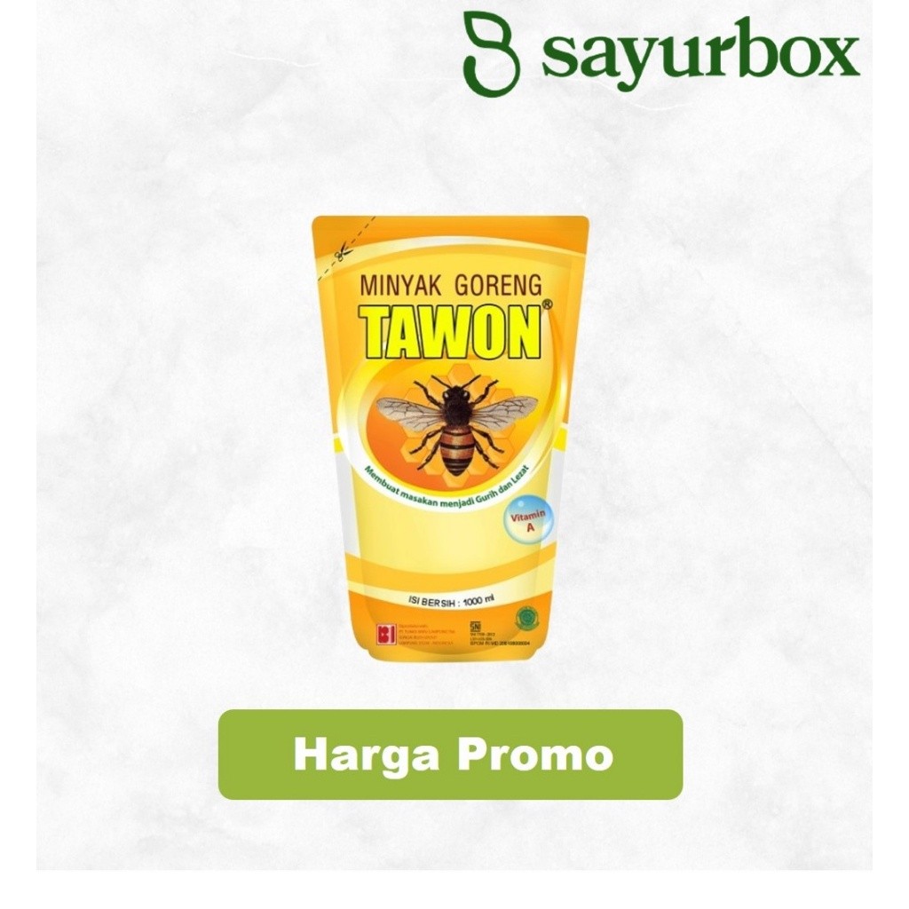 Minyak Goreng Tawon Pouch Harga Promo 1 liter Sayurbox