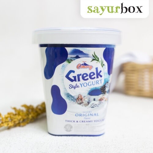 

Cimory Greek Yogurt Plain 400 ml Sayurbox