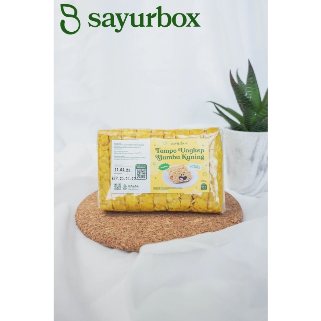 

Sayurbox Tempe Ungkep Bumbu Kuning 350 gram