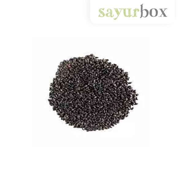 

Biji Selasih Konvensional 100 gram Sayurbox
