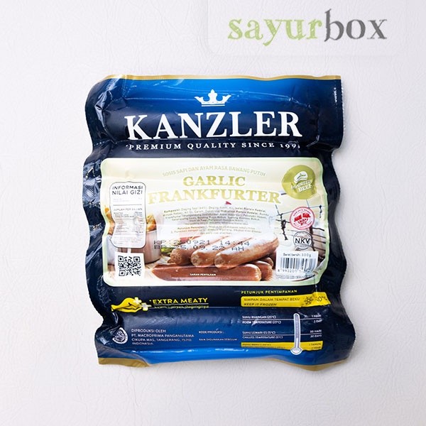 

Kanzler Garlic Frank 300 gram Sayurbox