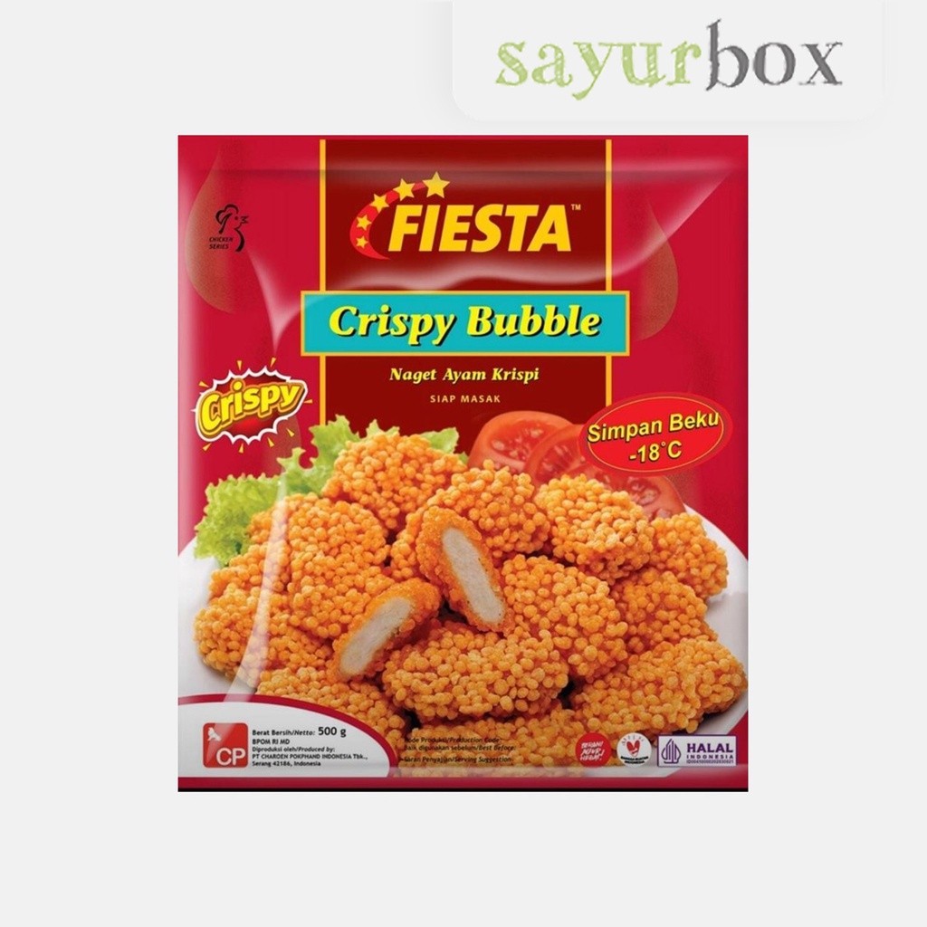 

Fiesta Nugget Crispy Bubble 500 gram Sayurbox