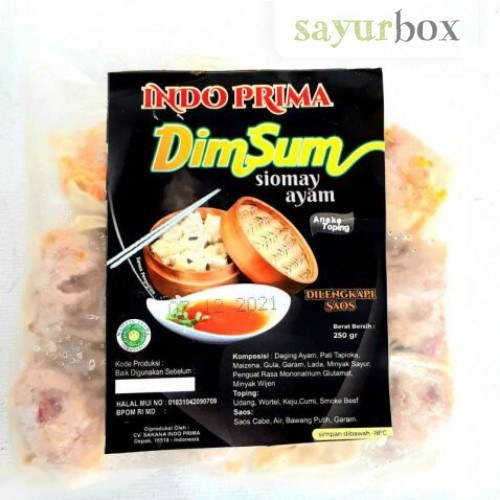 

Sakana Dimsum Siomay Ayam 250 gram Sayurbox