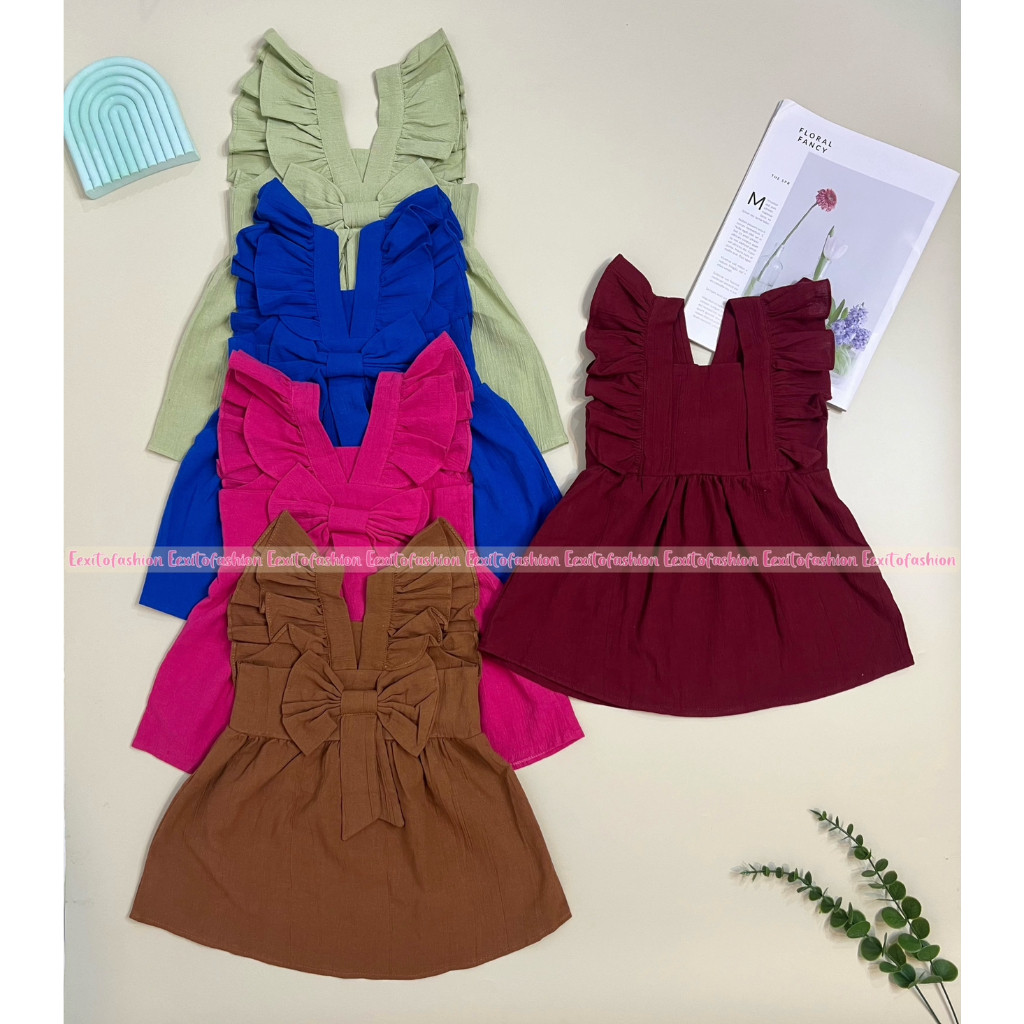 Dres Anak Fashion Wanita Ultah Kekinian Gaun Ank2 Cewek Terbaru2024 Pakaian Korean Style Dress Pesta