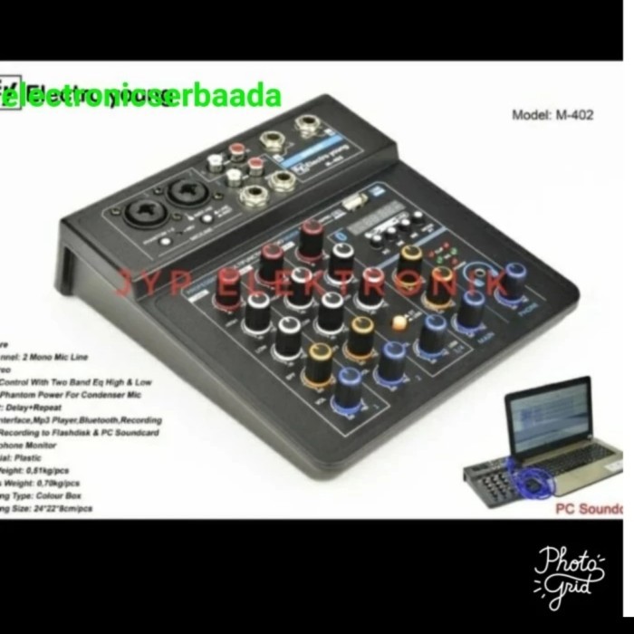 MIXER 4 CHANEL ASHLEY ORIGINAL M402 ASHLEY