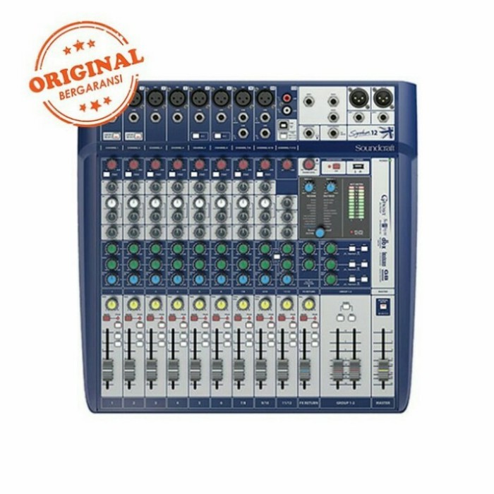 Mixer soundcraft signature12/Soundcraft mixer signature12 original/