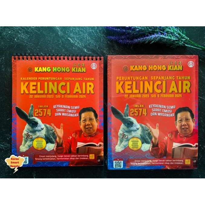 

Baru | Buku Dan Kalender Peruntungan Kelinci Air (Imlek 2574) - Kang Hong Kia