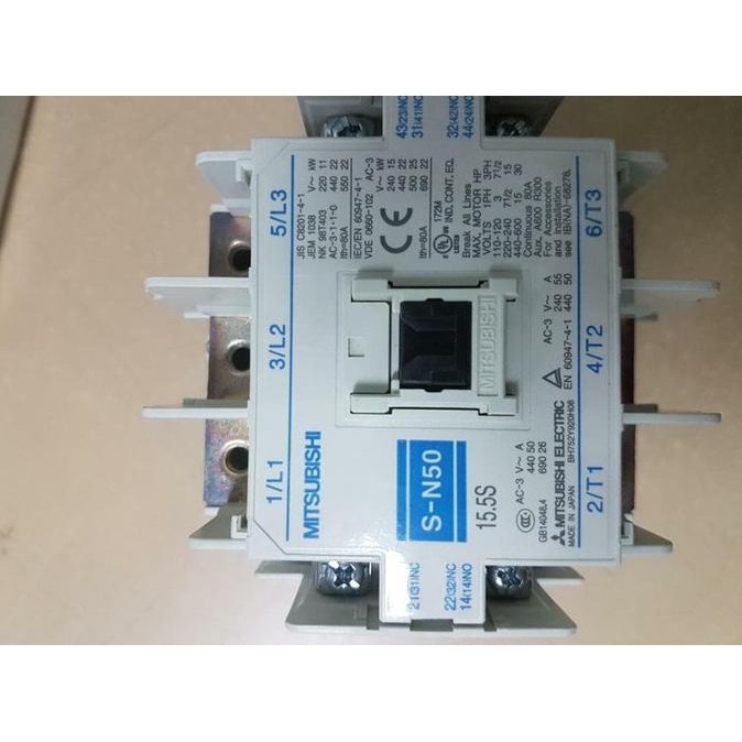 Kontaktor / Contactor Mitsubishi S-N50 Sn-50 Sn 50 Sn50 220V