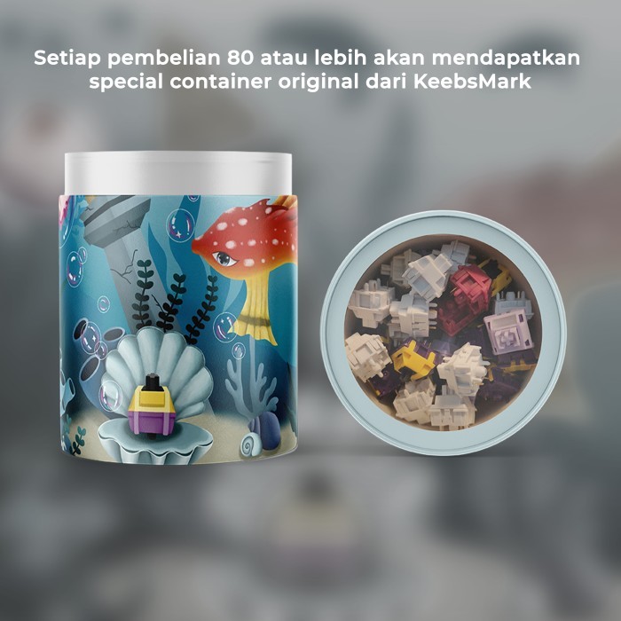 GATERON MILKY YELLOW PRO KS-3 LINEAR SWITCH KEYBOARD ORIGINAL QUALITY