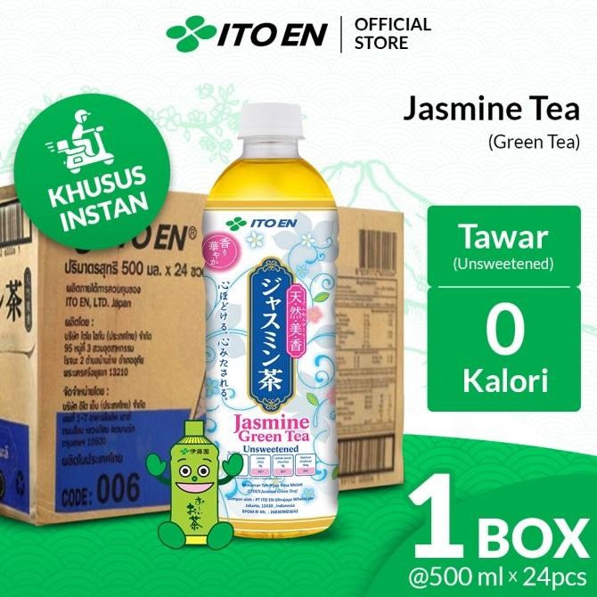 

TERBARU ITO EN JASMINE GREEN TEA NO SUGAR 500ML ISI 24 PCS - KHUSUS INSTANT !!!!!