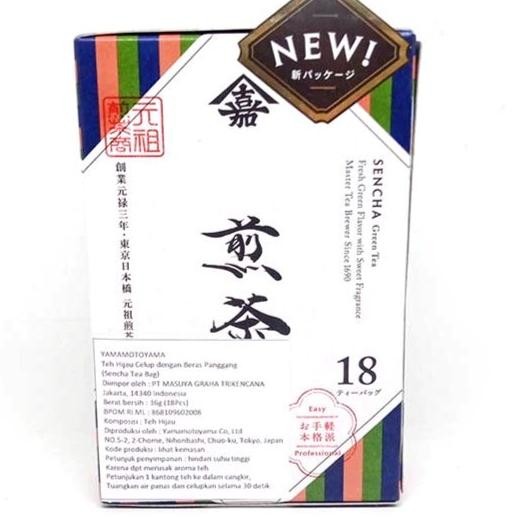 

READY STOCK YAMAMOTOYAMA TEA BAG SENCHA / TEH HIJAU CELUP SENCHA 36 GR !!!!!