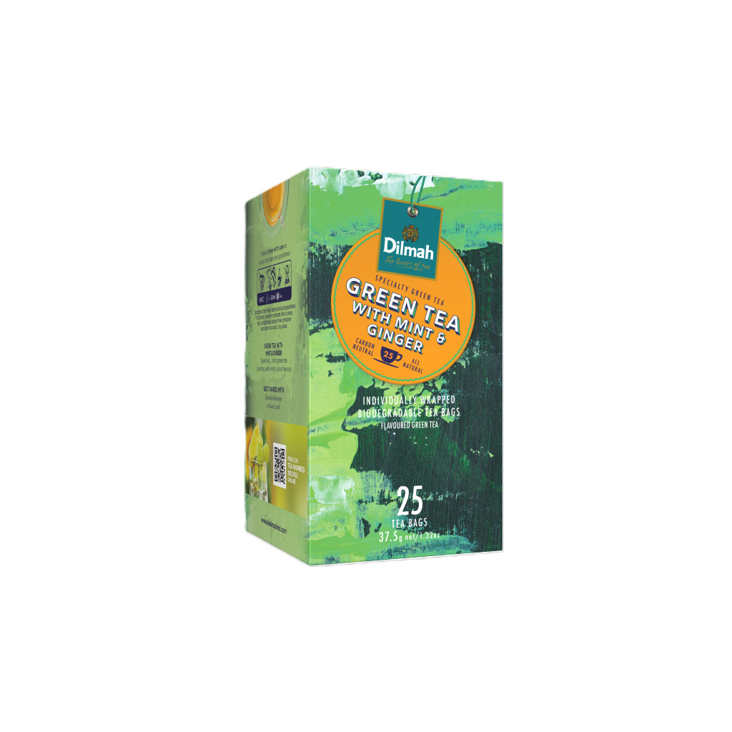 Dilmah Yum Green Tea with Mint Ginger 25 Bag