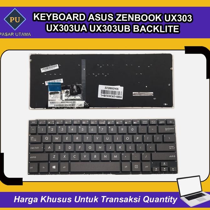 Ready Stock Keyboard Asus Zenbook Ux303 Ux303Ua Ux303La Ux303Ub Ux303U Backlite