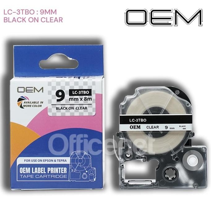 

LABEL TAPE 9MM X 8M FOR USE ON EPSON LABELWORKS (OEM) ORIGINAL DAN TERPERCAYA