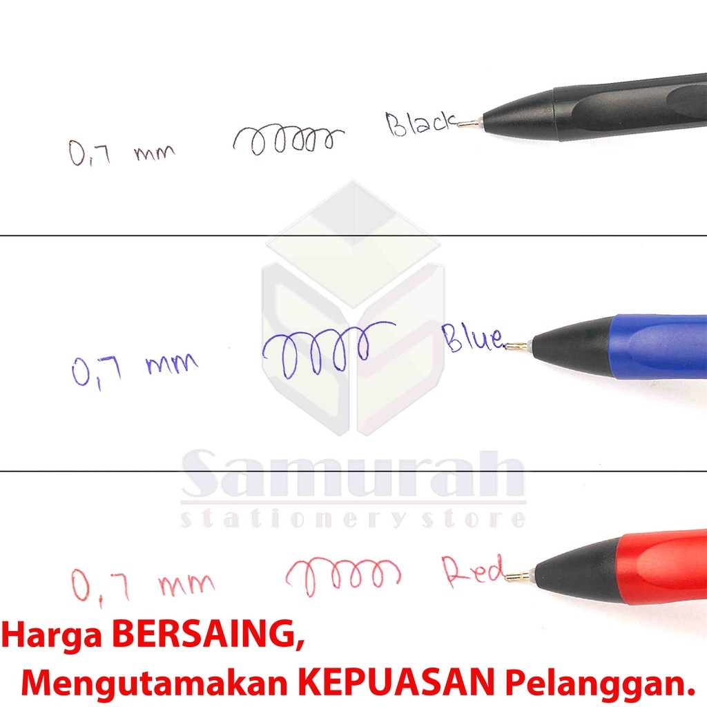 

PROMO TERBARU PULPEN JOYKO VOCUS BP 338 / BALL PEN BP-338 HITAM VOKUS 0.7 MM TRIANGULAR GRIP /