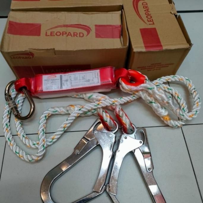 

Baru | Double Lanyard Absorber Big Hook Leopard-Lp0125