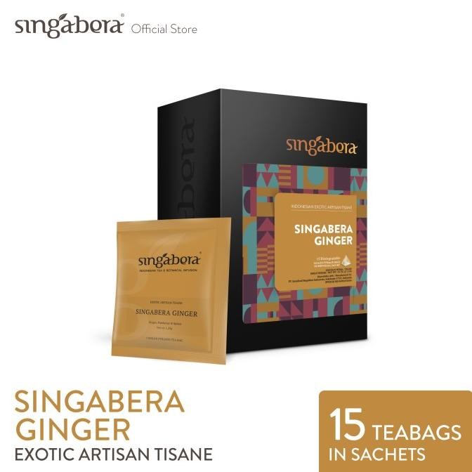 

TERBARU SINGABERA GINGER - HERBAL / SEDUHAN HERBA - 1 BOX - 15 SACHET !!!!!